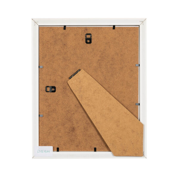 Brushed White Box Frame with Mount  | D11BM - Image 3
