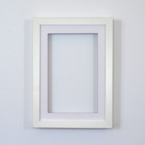 Basic Box Frame in Smooth White | BB11B PRICE REDUCED