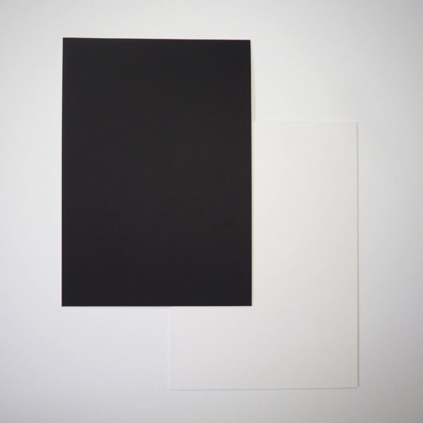 White and Black Backing Board | 10 Pack - Image 2