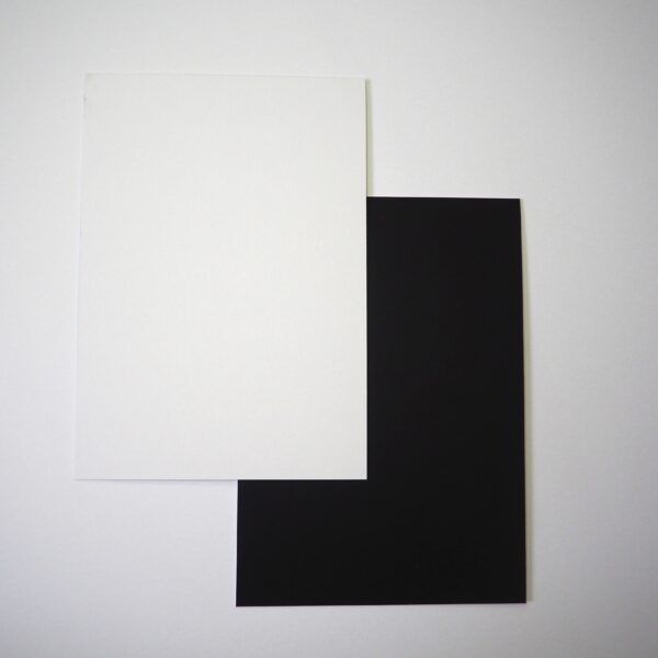 White and Black Backing Board | 10 Pack
