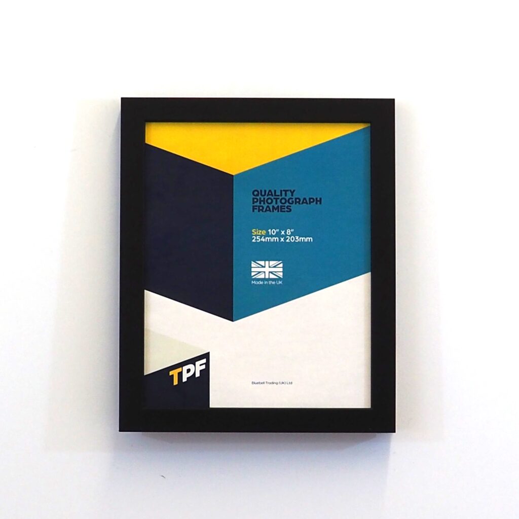 Solid Wood Smooth Black Frame| W52S - Trade Picture Frames