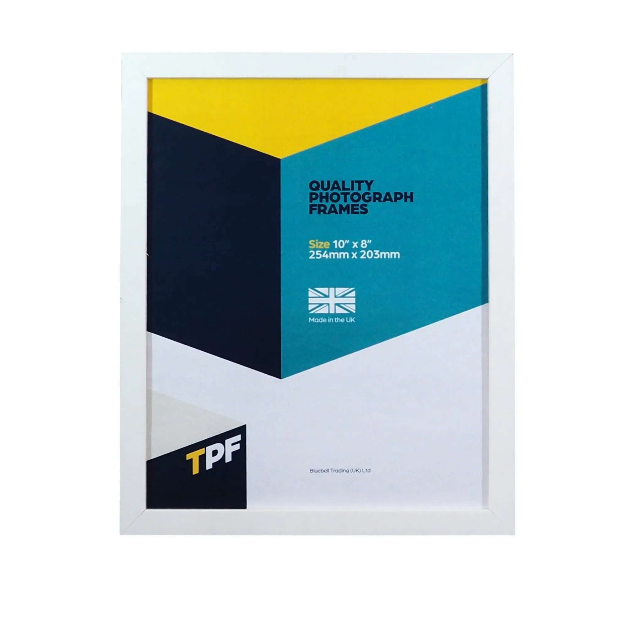 Solid Wood Smooth White Frame| W13